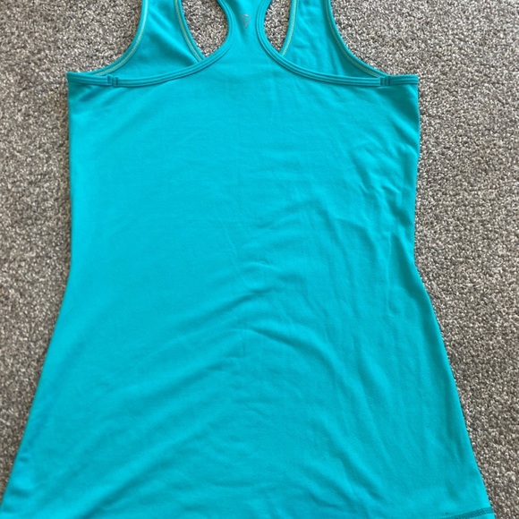 Ivivva by Lululemon Scoop Neck Blue Teal Girl’s Activewear Tank Top Size 14 - Picture 3 of 7